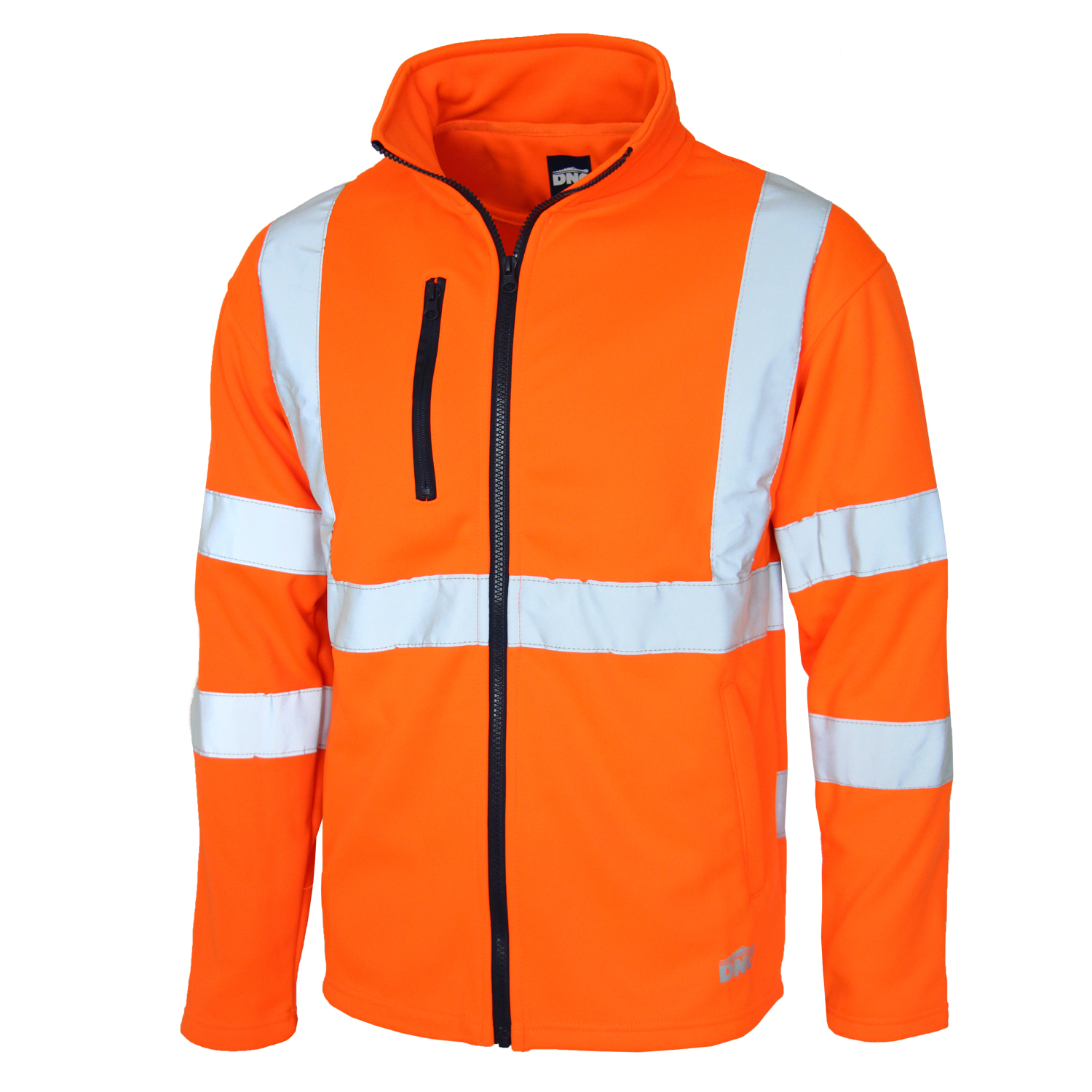 Hi Vis CSR Taped X Back Softshell Jacket